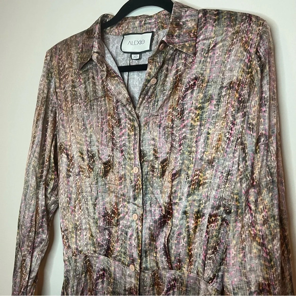 Alexis Multicolor Long Sleeve Dress - Picture 5 of 13